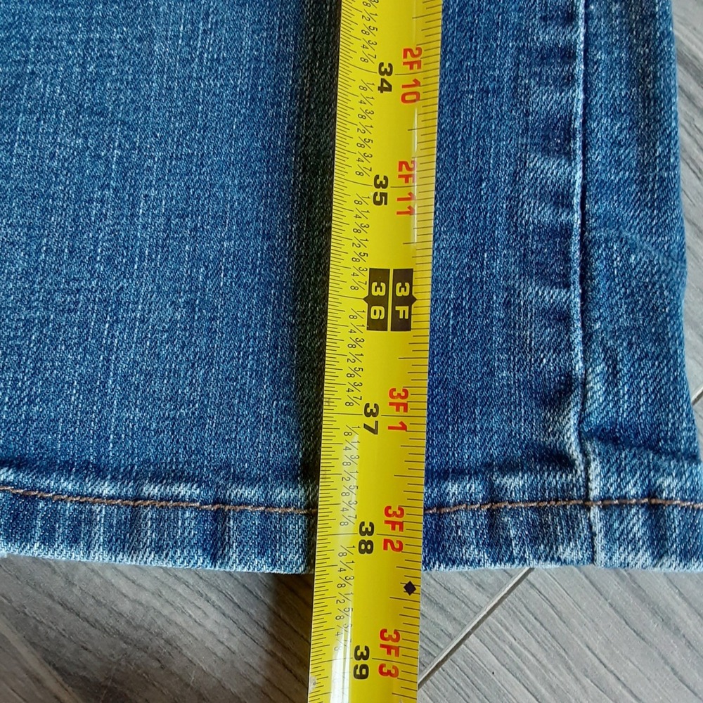 Levis 529 Curvy Bootcut Jeans Womens Medium Wash Blue Denim Pants Sz 16 - Picture 4 of 15